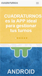 Mobile Screenshot of cuadraturnos.com