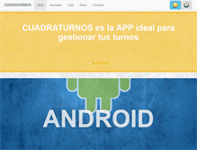 Tablet Screenshot of cuadraturnos.com